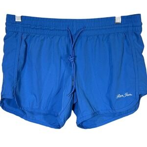Ron Jon Surf Shop Athletic Shorts Women's Medium Blue Running Gym Workout‎